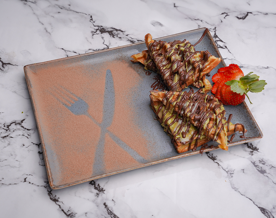 Pistachio Waffle